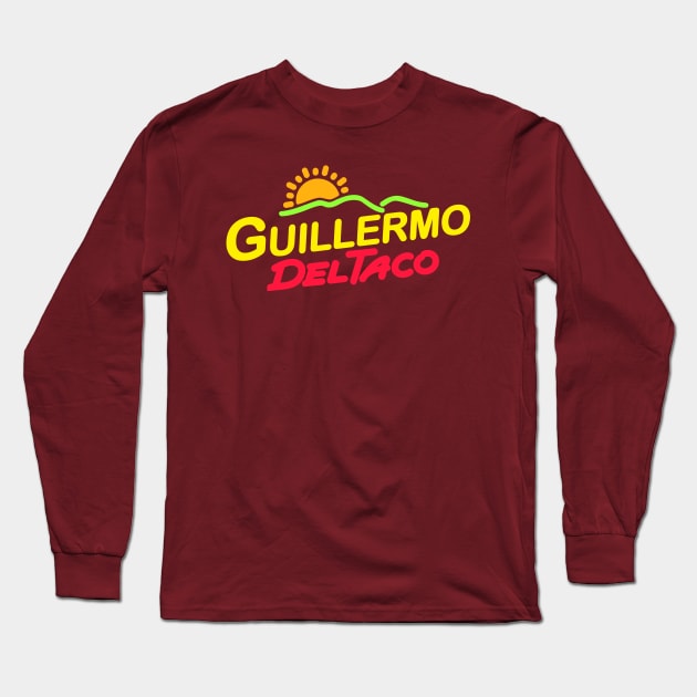 Guillermo Del Taco Long Sleeve T-Shirt by thighmaster